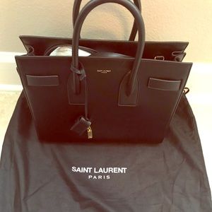 Authentic Saint Laurent Handbag W/Duster